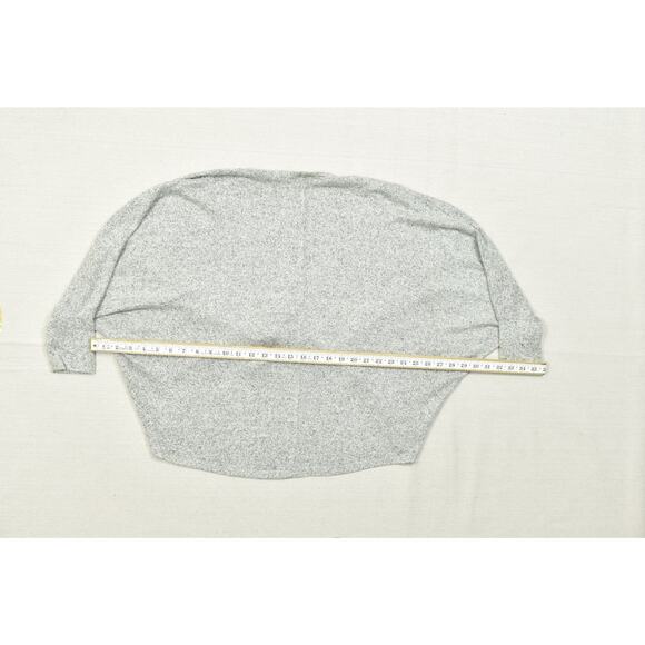 Chico's Gray Tie Front Cardigan Sweater Regular Size S Womens Rayon Blend - Picture 3 of 8